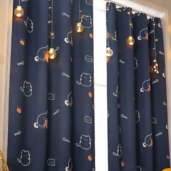 Curtains, blinds up to 90% sun protection without punching, simple and easy to a - Picture 1 of 7